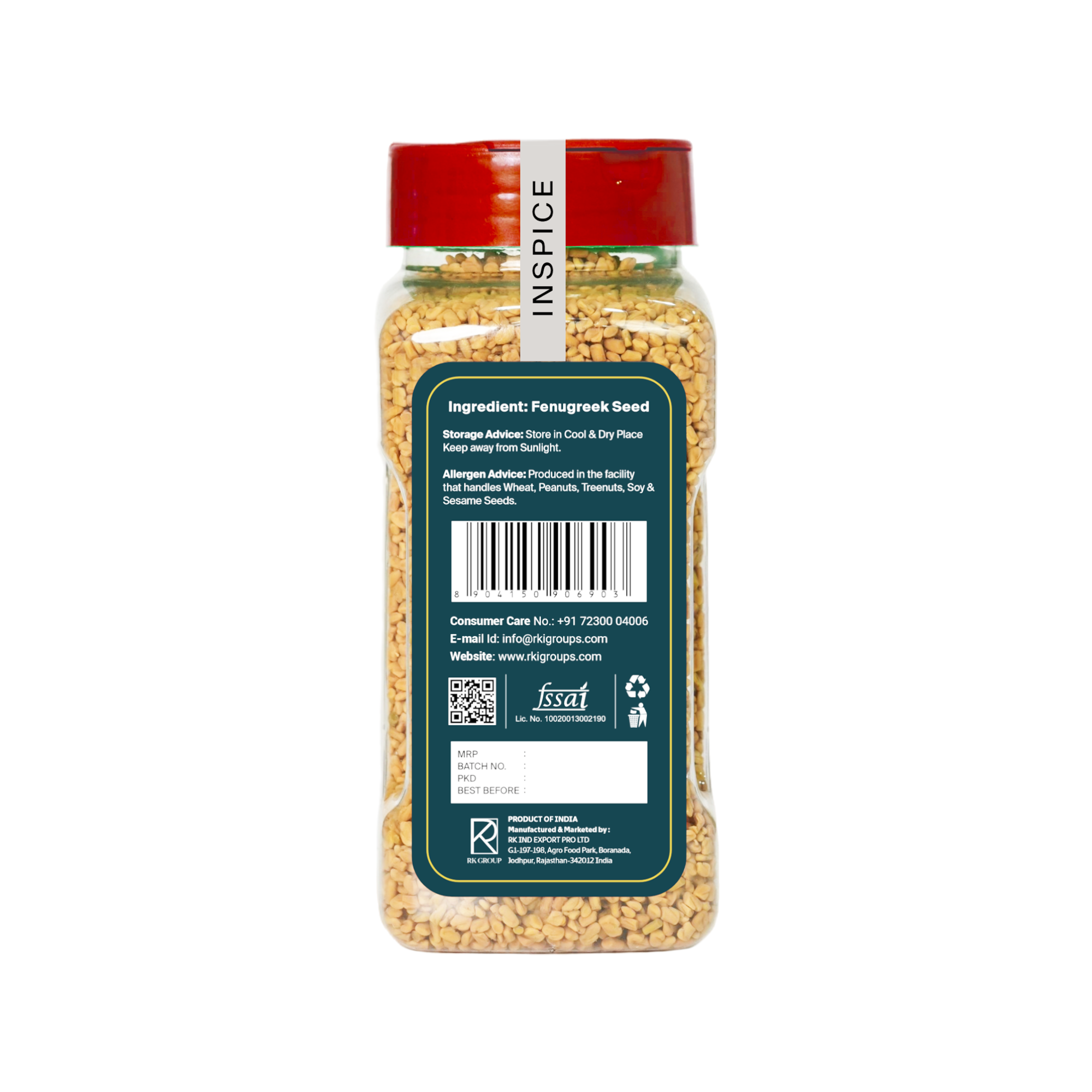 Fenugreek Seeds - Whole Methi Dana