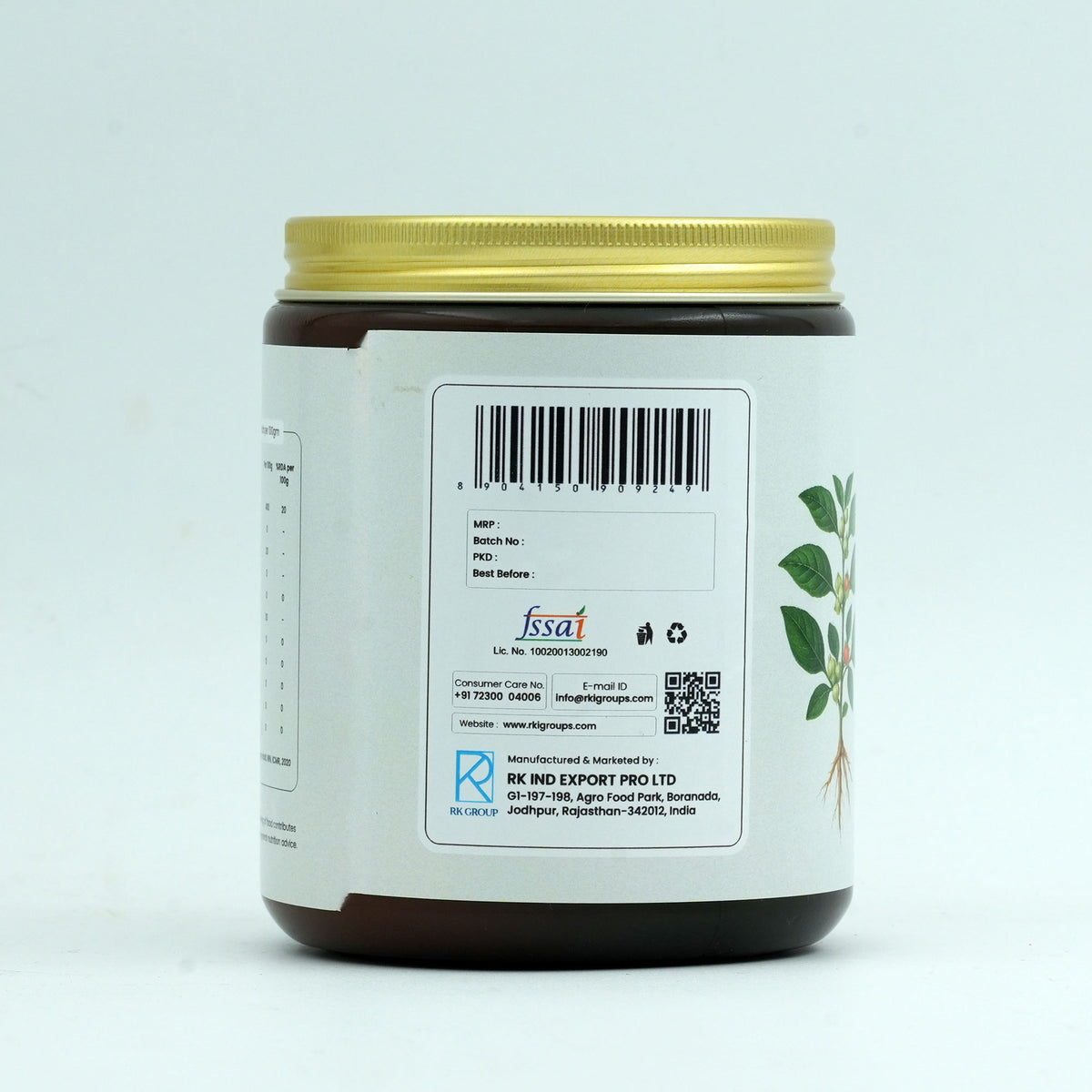Inspice Ashwagandha Powder – close-up of fine root powder