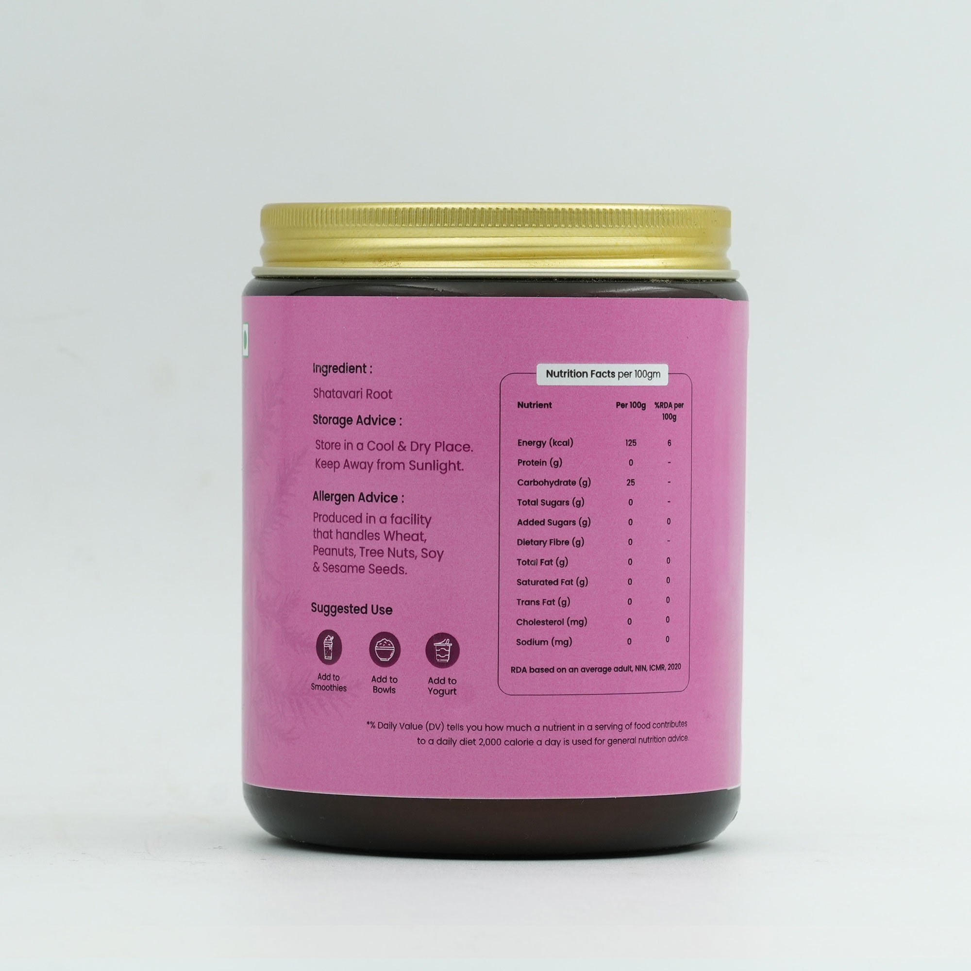 Pure Shatavari Powder - Root Powder – Women’s Strength & Wellness 320g