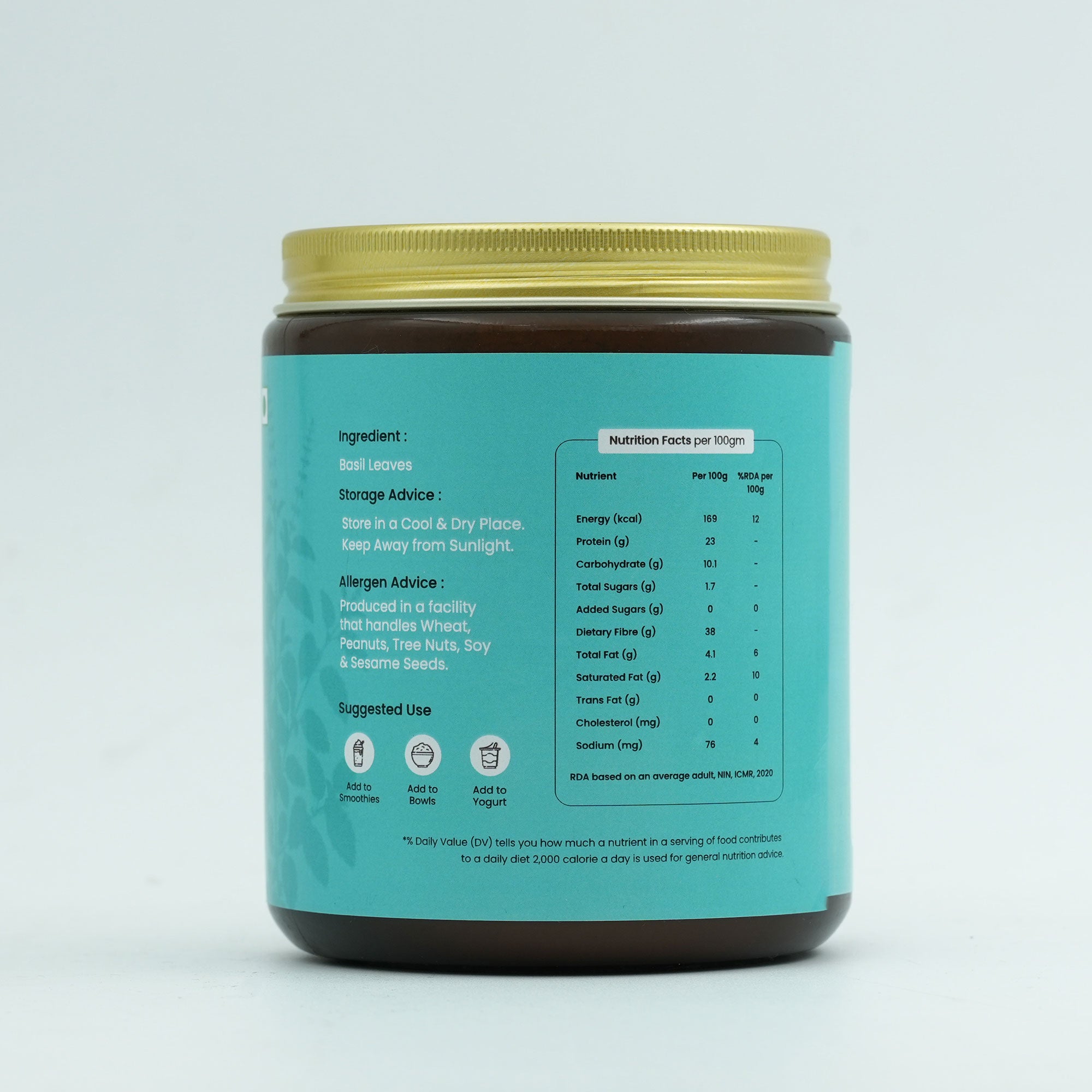 Pure Tulsi Powder - Pure Holy Basil Powder for Daily Use - Immunity Boosting 300g