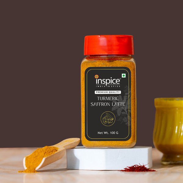 Turmeric Saffron Latte 100g – Premium Golden Milk Mix
